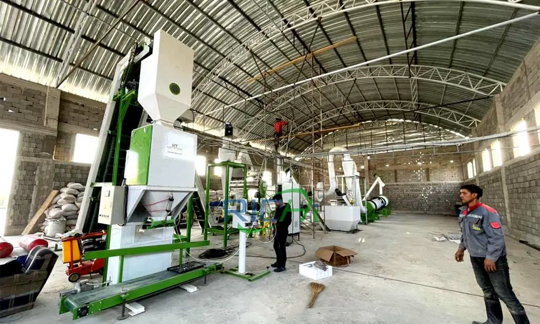 1-2 Т/Час Линия Производства Травяных Гранул В Узбекистане