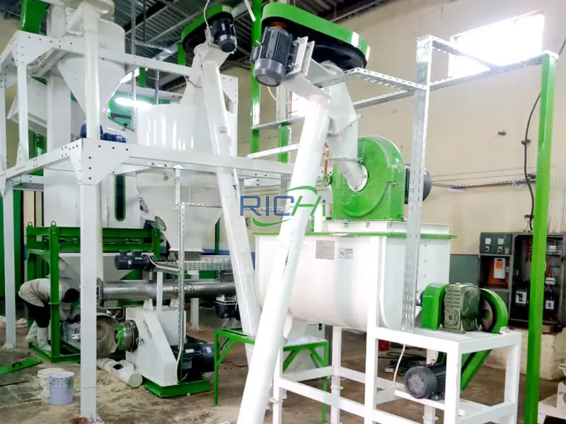 1-2 Т/Час Линия По Производству Кормов Для Лошадей В Турции