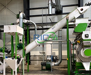 Конвейерная система пеллет из отработанных шин