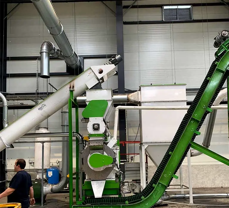 2-3 Т/Час Линия По Производству Пеллет Из Отработанных Шин В России