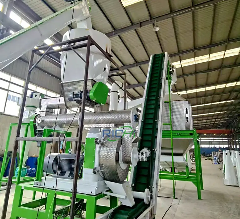 3-4 т/час Линия по производству гранул из люцерны в России