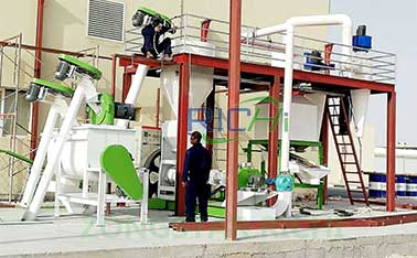 300-400 Кг В Час Линия По Производства Корма Для Рыб В Нигерии