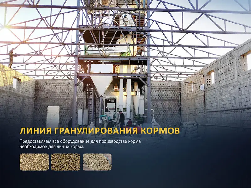Линия Производства Кормов Для Сельскохозяйственных Животных